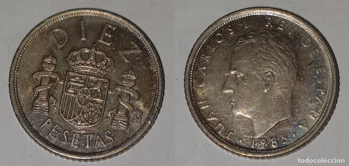 Monedas Juan Carlos I: Espa&ntilde;a 10 Pesetas 1985 &ndash; Juan Carlos I &ndash; KM#827