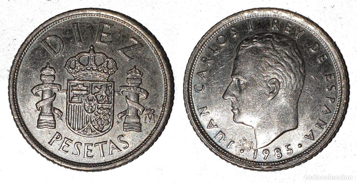 Monedas Juan Carlos I: Espa&ntilde;a 10 Pesetas 1985 &ndash; Juan Carlos I &ndash; KM#827