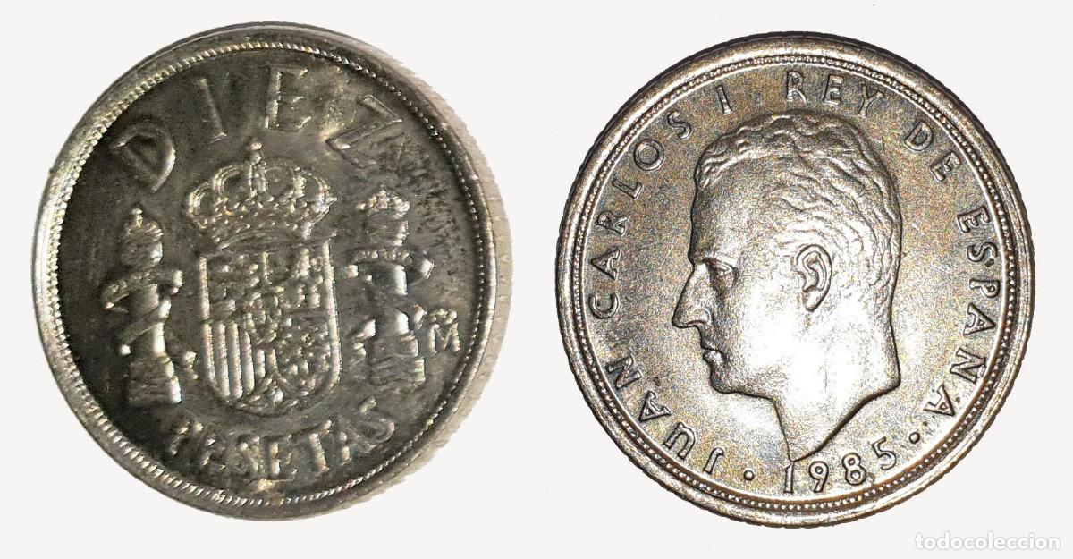 Monedas Juan Carlos I: Espa&ntilde;a 10 Pesetas 1985 &ndash; Juan Carlos I &ndash; KM#827
