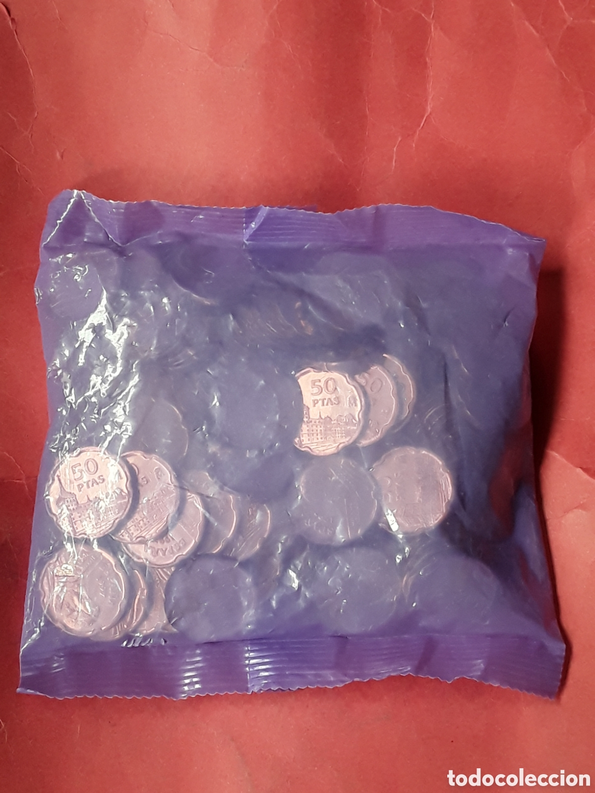 Monedas Juan Carlos I: BOLSA CARTUCHO FNMT 50 PESETAS 1997. 100 MONEDAS SIN CIRCULAR
