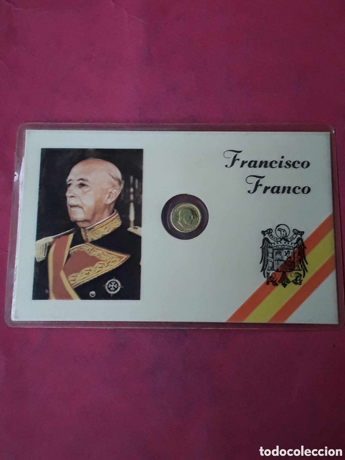 Monedas Juan Carlos I: TARJETA MONEDA MINIATURA 100 PESETAS FRANCO
