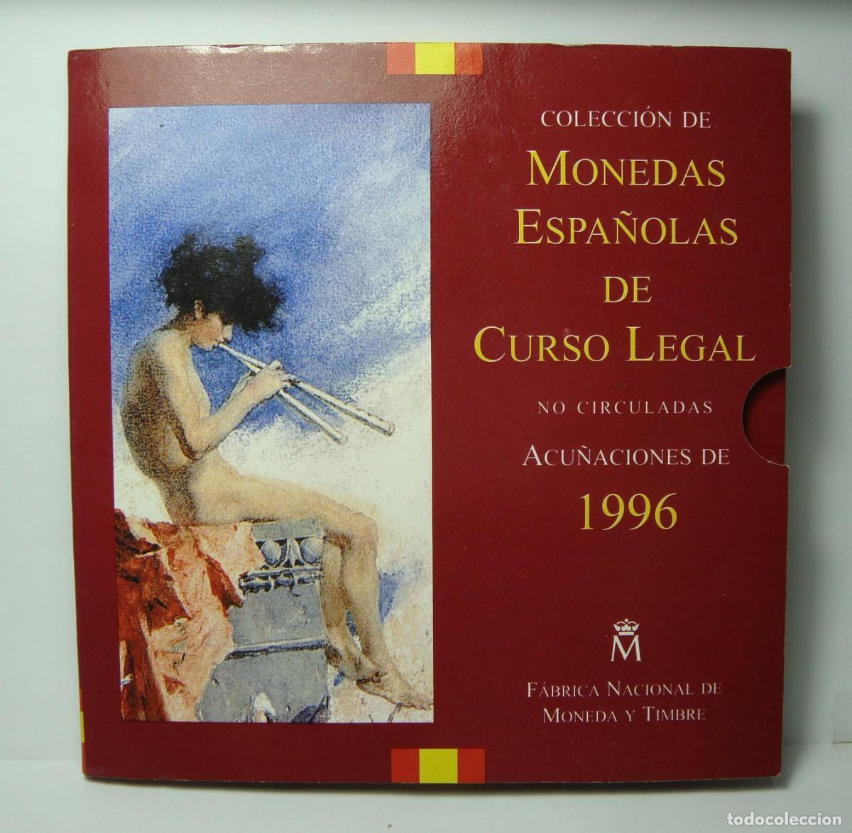 Monedas Juan Carlos I: Cartera Oficial FNMT &middot; Monedas Espa&ntilde;olas de Curso Legal &middot; 1996