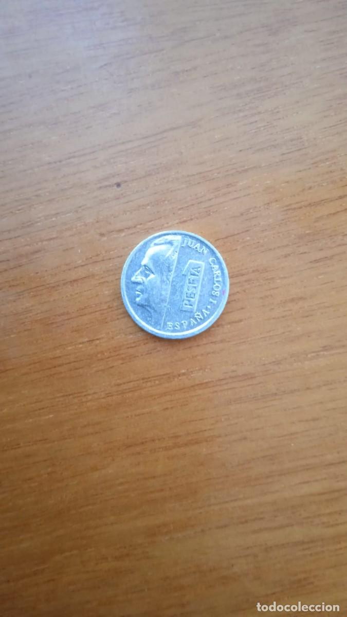 Monedas Juan Carlos I: 1 peseta. Rey Juan Carlos. 1998.