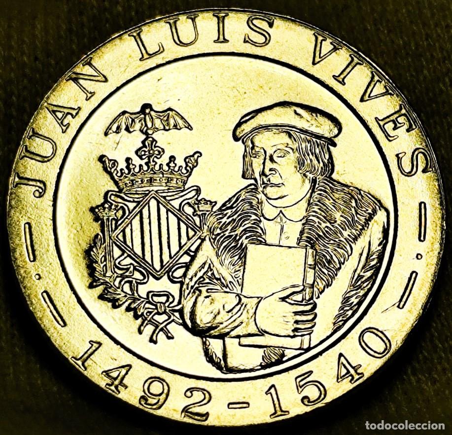 Monedas Juan Carlos I: Espa&ntilde;a &ndash; 200 Pesetas 1993 &ldquo;Juan Luis Vives 1492-1540&rdquo; &bull; Juan Carlos I &bull; Sin Circular &bull; Lote 2573