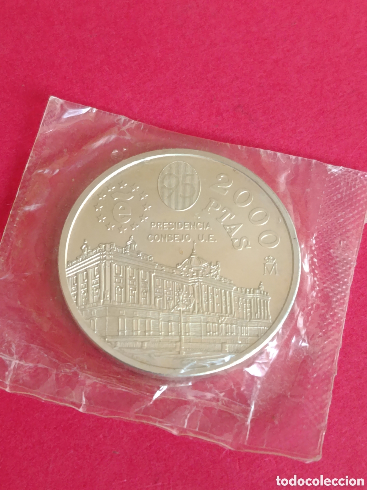 Monedas Juan Carlos I: JUAN CARLOS I. 2000 PESETAS DE 1995. PLATA. S/C.