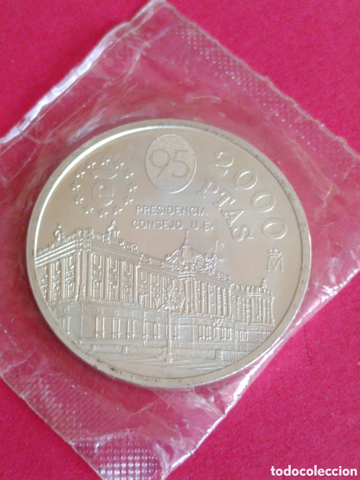 Monedas Juan Carlos I: JUAN CARLOS I. 2000 PESETAS DE 1995. PLATA. SC.