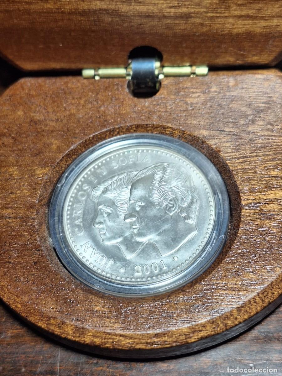 Monedas Juan Carlos I: Moneda de plata 2000 pesetas Espa&ntilde;a 2001. N-3