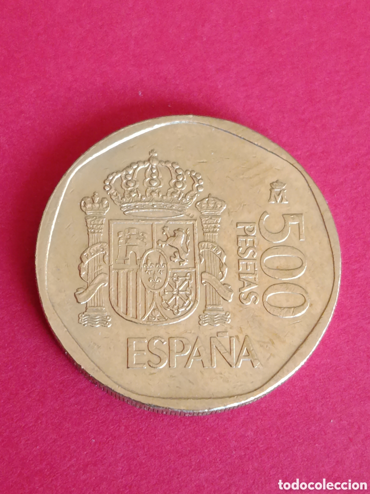 Monedas Juan Carlos I: JUAN CARLOS I. 500 PESETAS DE 1989. CIRCULADA.