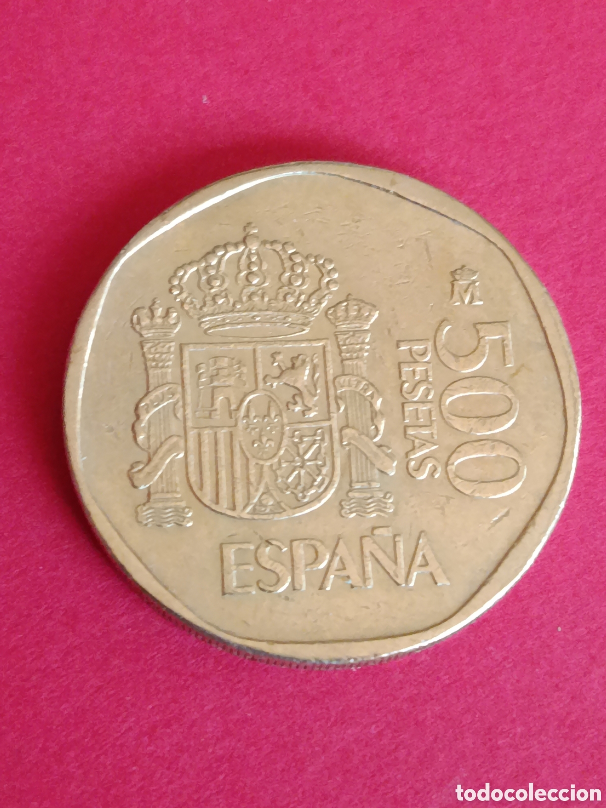 Monedas Juan Carlos I: JUAN CARLOS I. 500 PESETAS DE 1989. CIRCULADA.