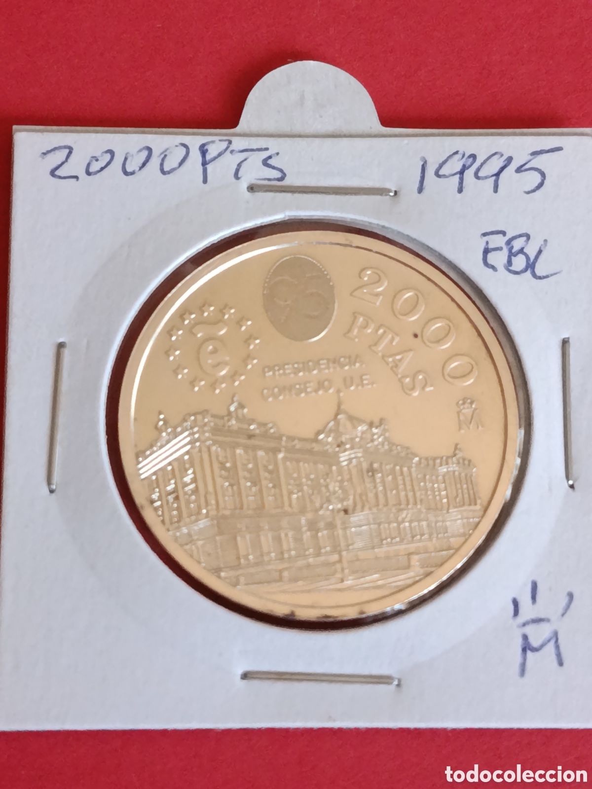 Monedas Juan Carlos I: JUAN CARLOS I. 2000 PESETAS DE 1995. EBC. PLATA.