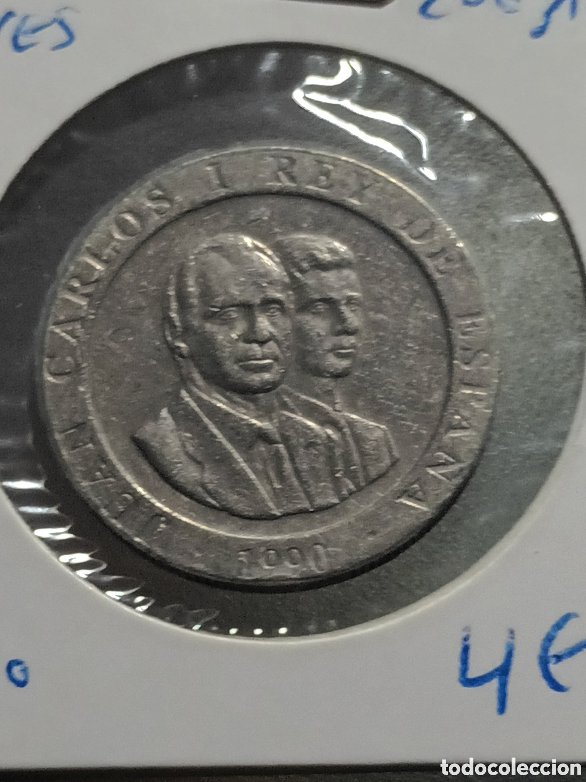 Monedas Juan Carlos I: MONEDA DE 200 PESETAS DEL REY A&Ntilde;O 1990