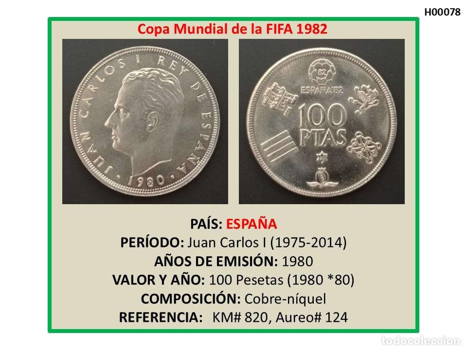 Monedas Juan Carlos I: MONEDA ESPA&Ntilde;A (JUAN CARLOS I). 100 PESETAS (1980 *80)