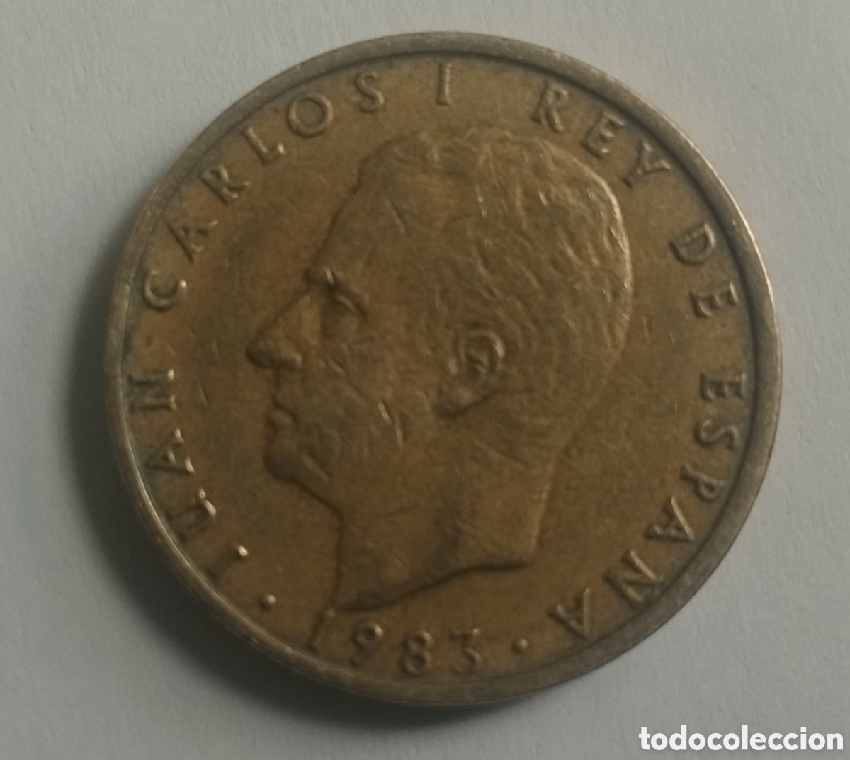 Monedas Juan Carlos I: MONEDA DE 100 PESETAS JUAN CARLOS I 1983 FLOR DE LIS ANVERSO (FOTO)
