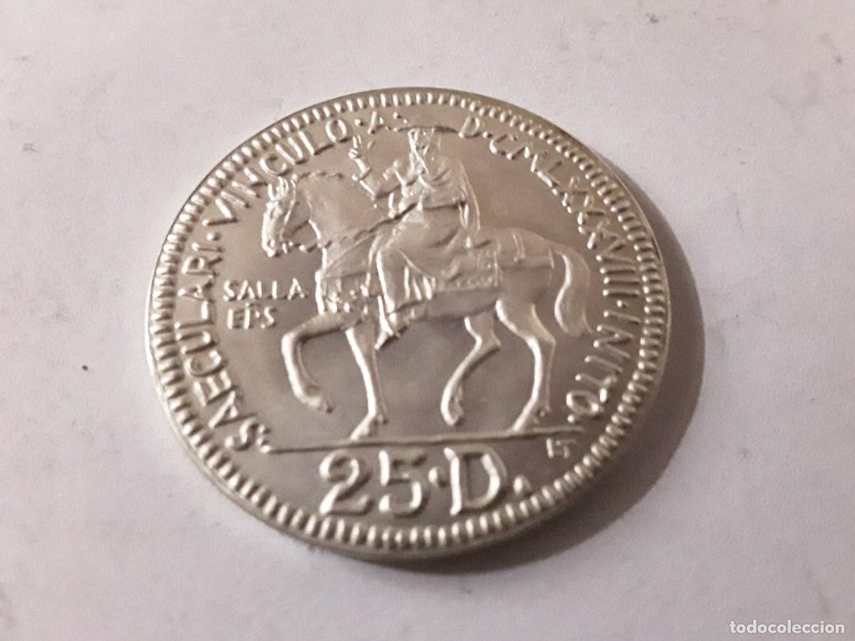 andorra española - 25 diners de plata año 1989. - Compra venta en