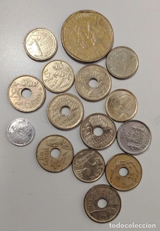 Monedas Juan Carlos I: Lote de monedas de Espa&ntilde;a a&ntilde;os 90