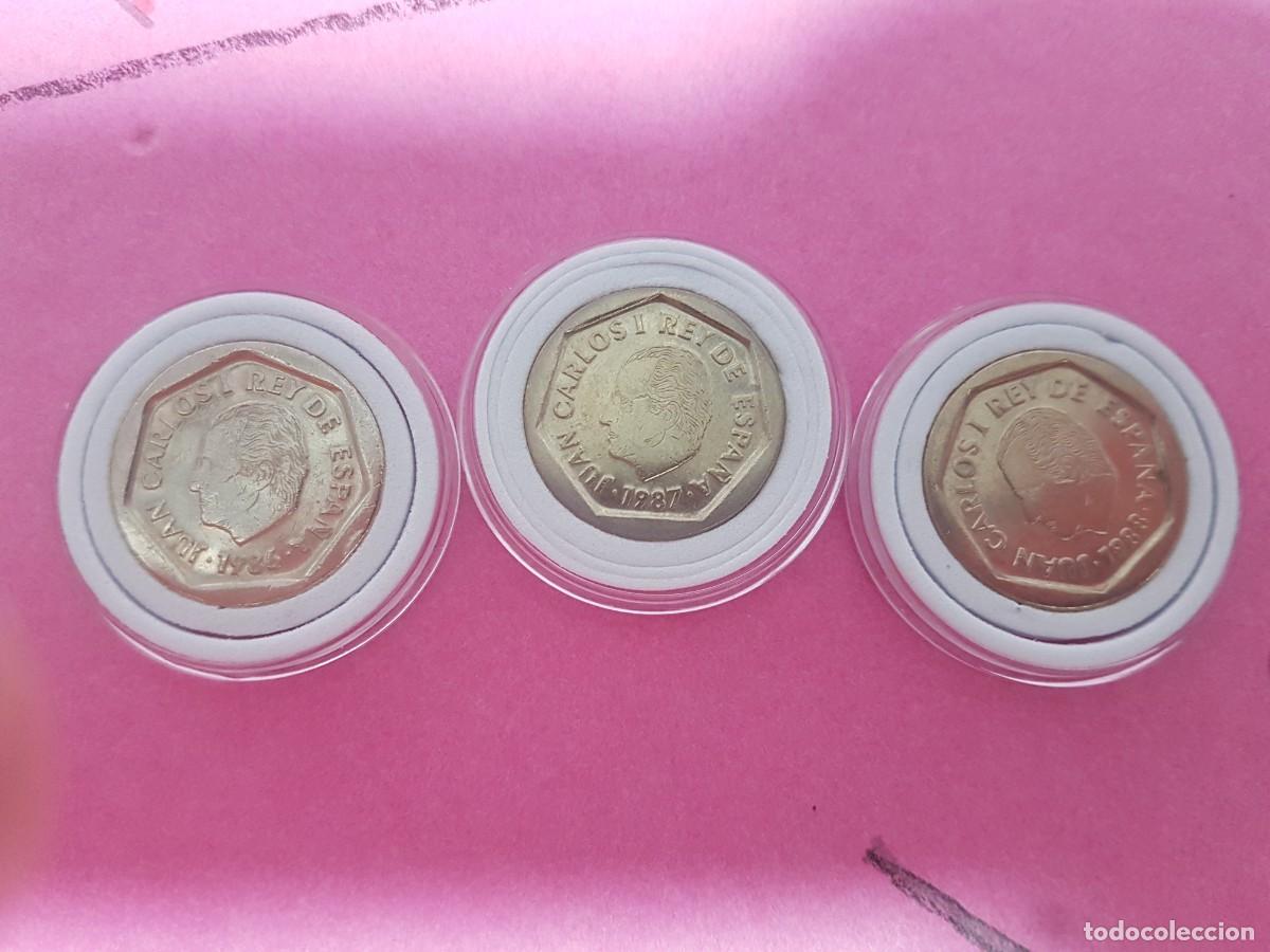 Monedas Juan Carlos I: H) Juan Carlos I &rdquo;3 Monedas de 200 Pesetas&rdquo; A&ntilde;o 1986 a !988 (S/C) Nuevo Dise&ntilde;o - LEER DESCRIPCION
