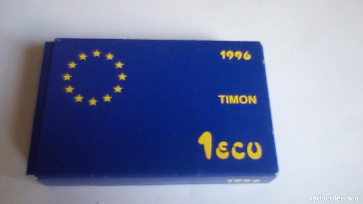 Monedas Juan Carlos I: 1 ECU PLATA ESPA&Ntilde;A 1996. TIM&Oacute;N