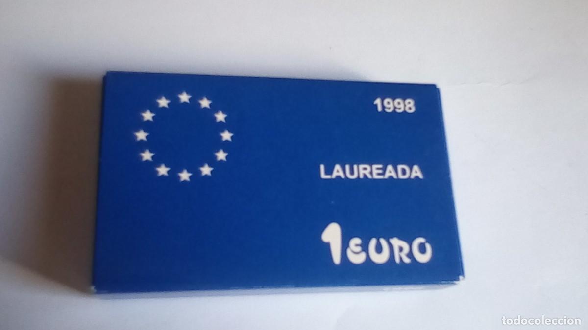 Monedas Juan Carlos I: 1 EURO PLATA ESPA&Ntilde;A 1998. LAUREADA