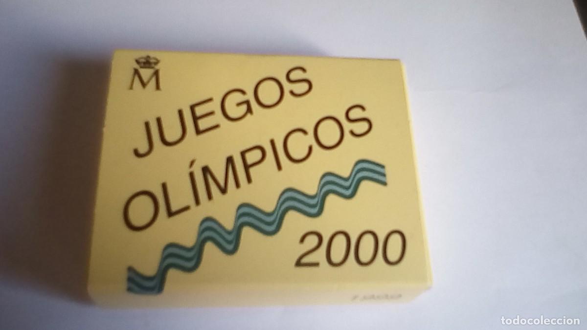 Monedas Juan Carlos I: 1000 Pesetas plata 1999. Juegos Ol&iacute;mpicos 2000