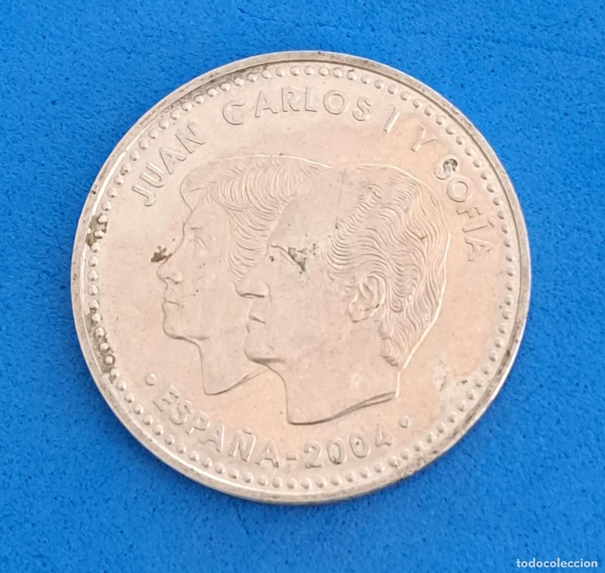 Monedas Juan Carlos I: MONEDA DE PLATA - JUAN CARLOS I SOFIA - A&Ntilde;O 2004 - REVERSO FELIPE Y LETIZIA - 22-V-2004