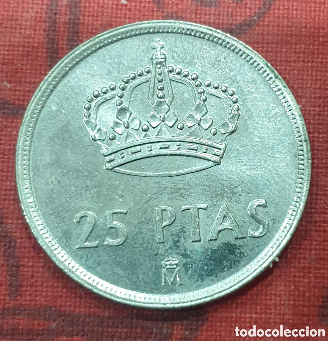 Monedas Juan Carlos I: Moneda de 25 pesetas de 1983 - Foto 2