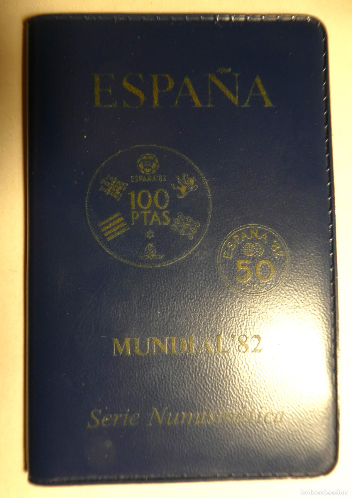 Monedas Juan Carlos I: Cartera serie numism&aacute;tica Espa&ntilde;a Mundial 82
