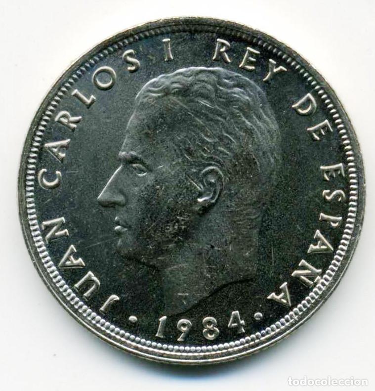 Monedas Juan Carlos I: XS- JUAN CARLOS I 1984 50 Pesetas Dif&iacute;cil y Barata !!!