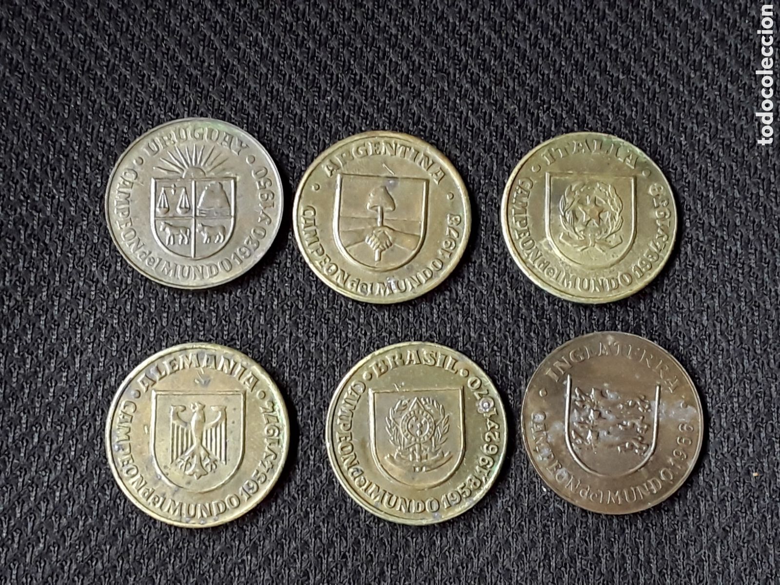 Monedas Juan Carlos I: MEDALLA MUNDIAL FUTBOL ESPA&Ntilde;A 1982. SERIE COMPLETA RFEF