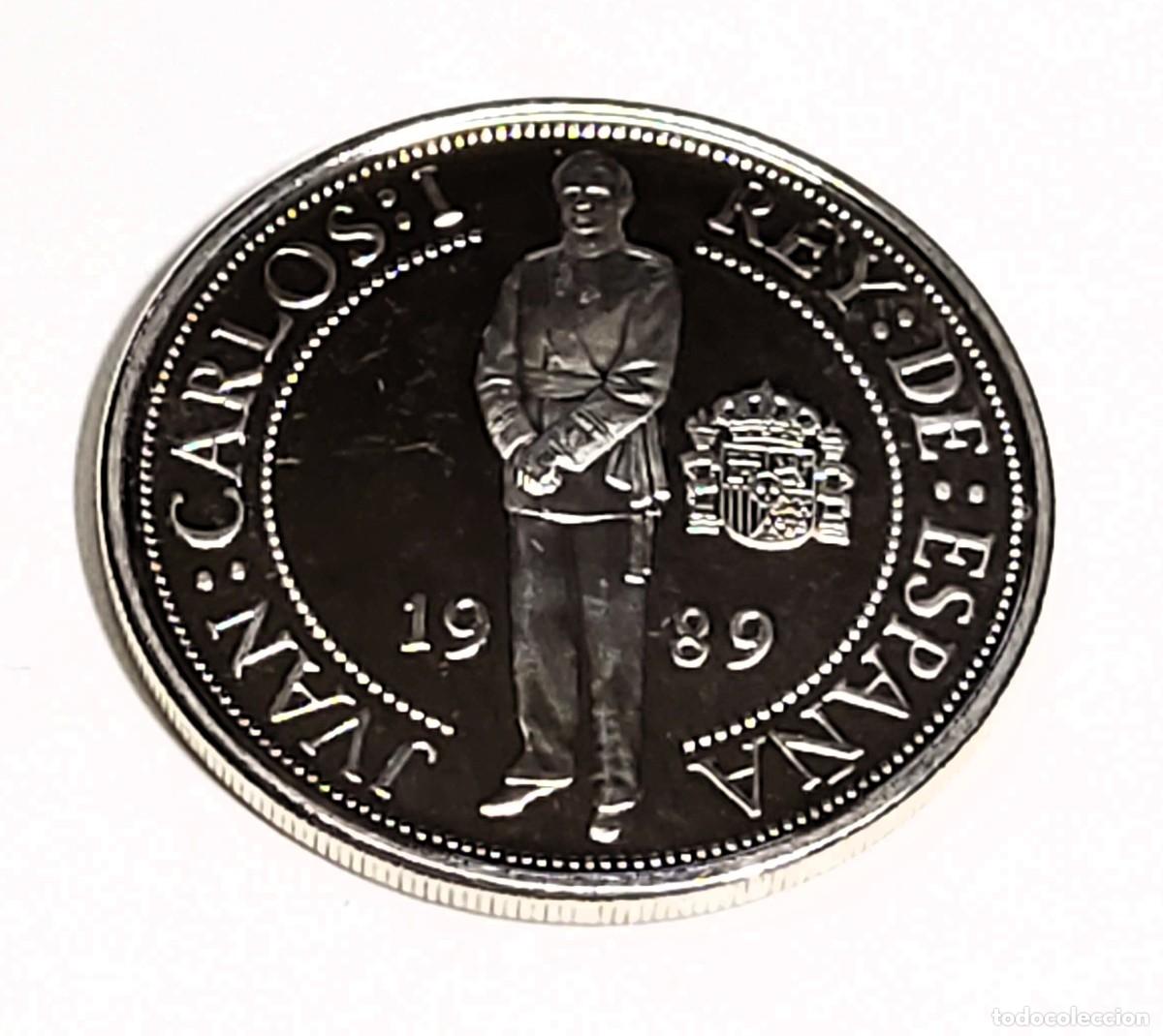 Monedas Juan Carlos I: 1000 PESETAS DE PLATA DE ESPA&Ntilde;A DEL A&Ntilde;O 1989.PROOF