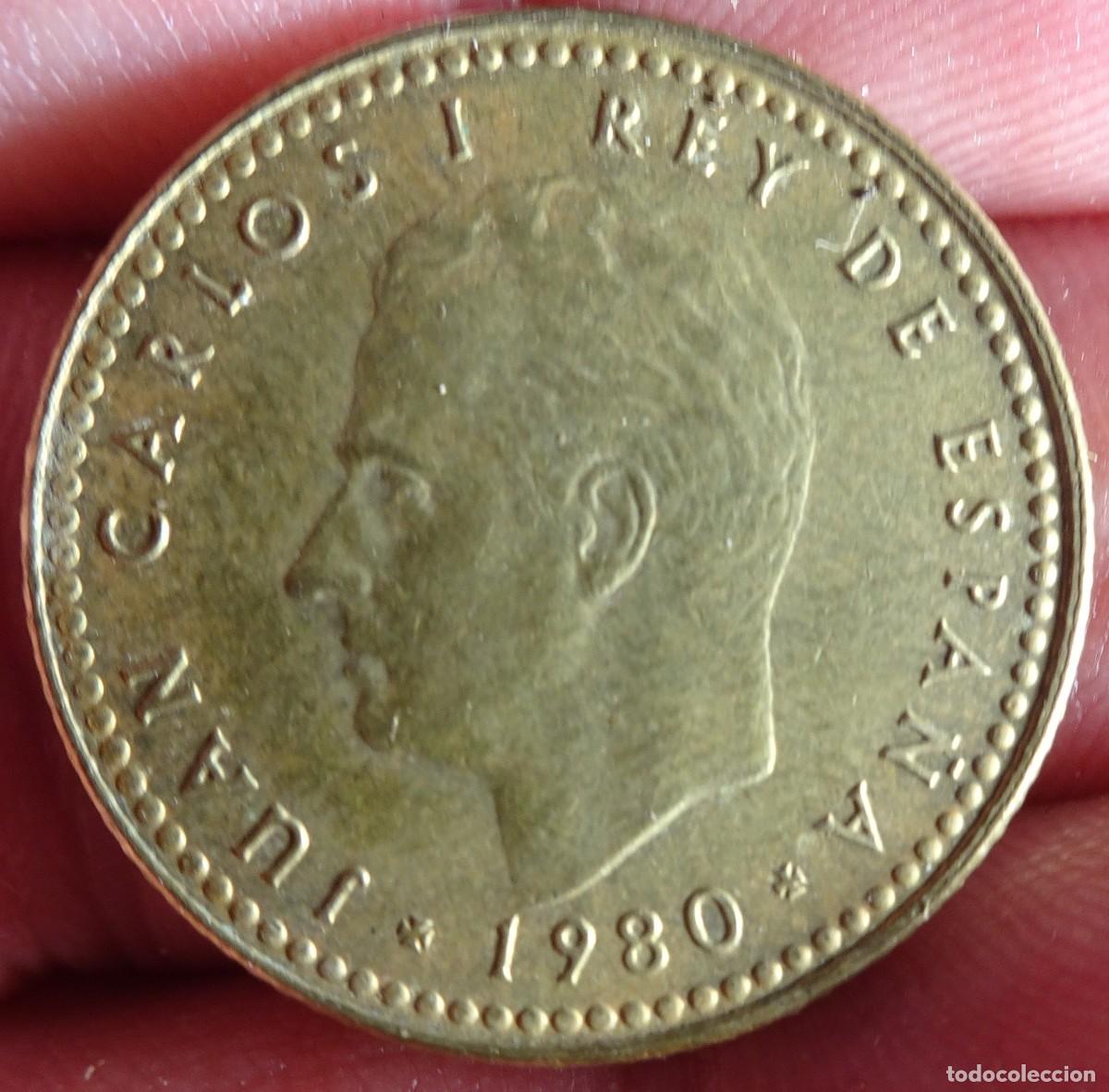 Monedas Juan Carlos I: LOTE DE 7 MONEDAS DE 1 PESETA DE 1980 JUAN CARLOS I, ESPA&Ntilde;A 82, VER FOTOS