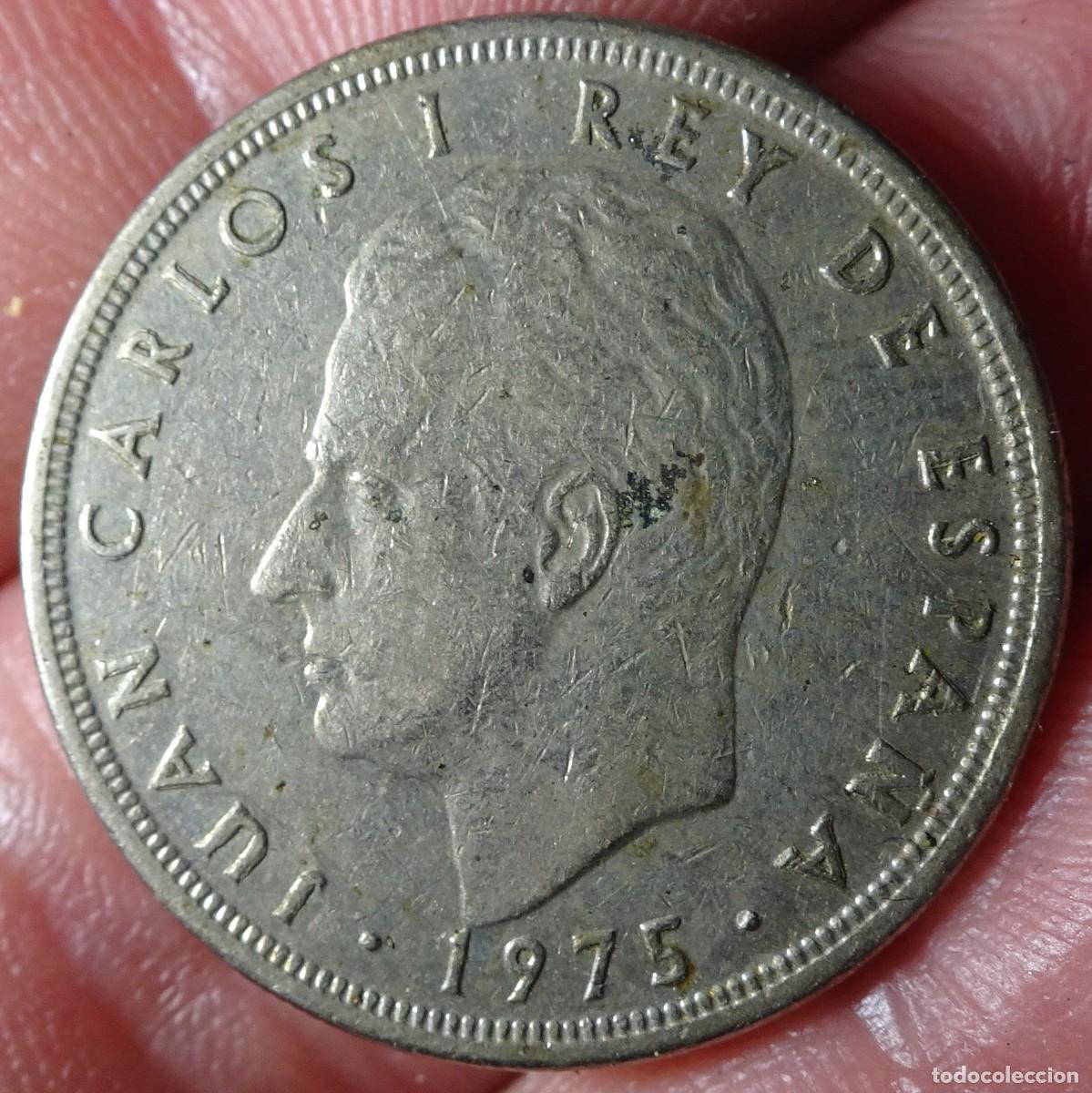 Monedas Juan Carlos I: LOTE DE 10 MONEDAS DE 5 PESETAS DE 1975 JUAN CARLOS I, VER FOTOS