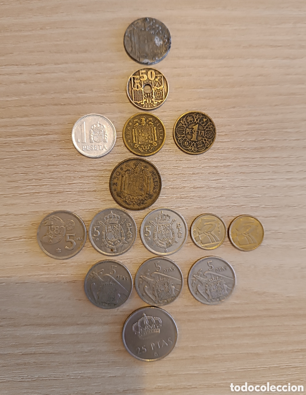 M&uuml;nzen unter Juan Carlos I: Lote 15 Monedas Espa&ntilde;a Siglo XX