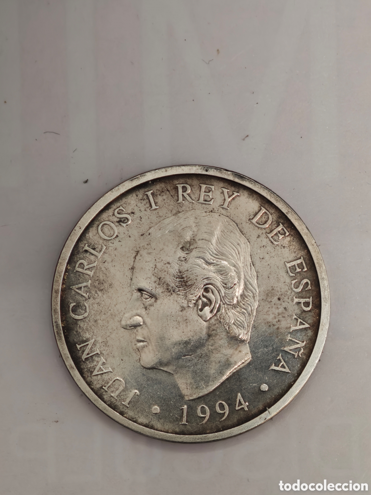Monedas Juan Carlos I: 2000 pesetas asamblea Madrid plata.