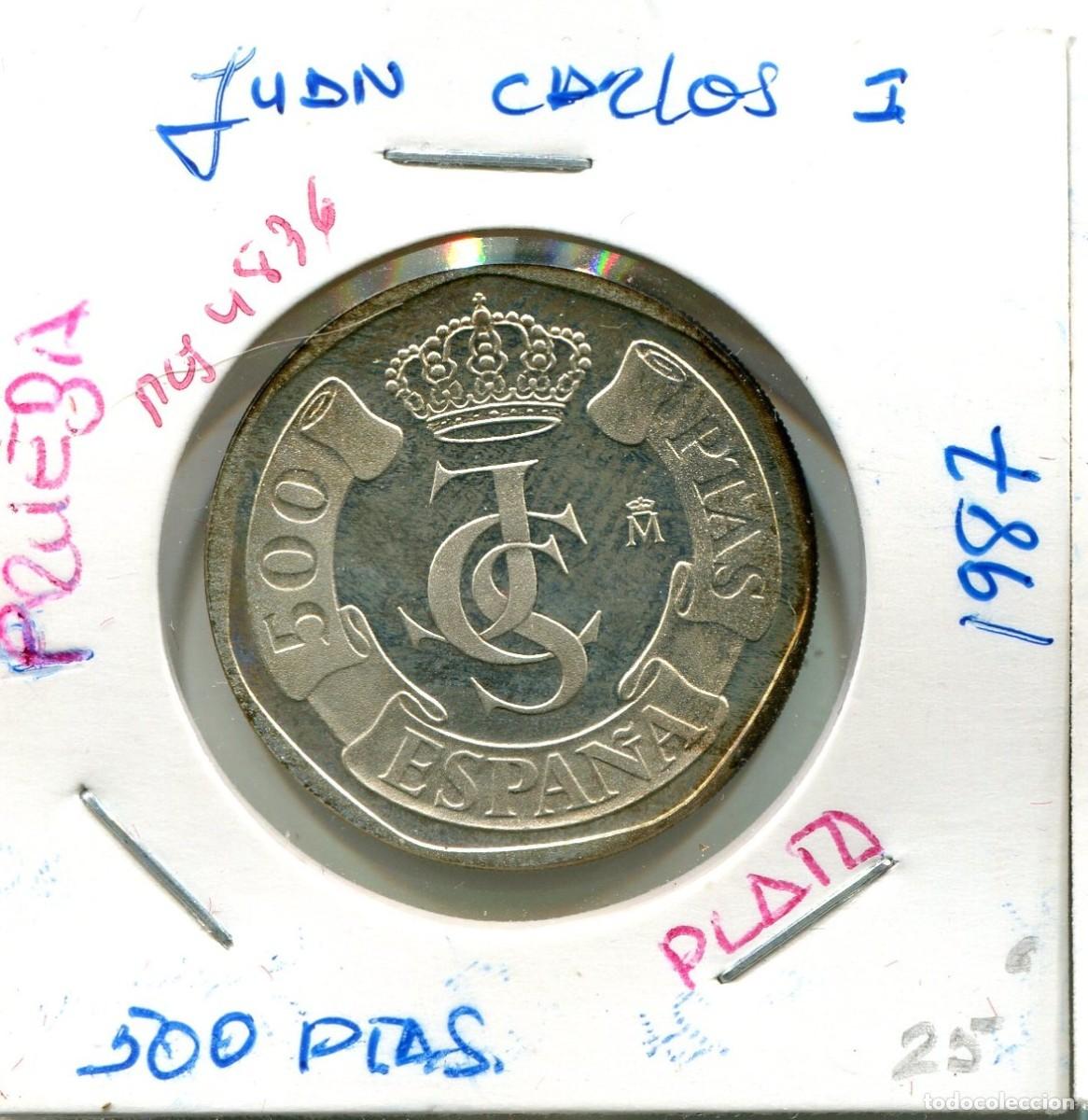 Monedas Juan Carlos I: 500 PESETAS JUAN CARLOS I A&Ntilde;O 1987 ( PRUEBA , PLATA ) ( MES4836 )