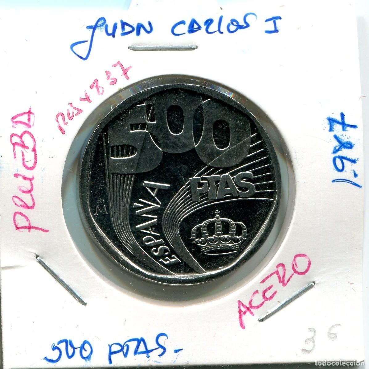 Monedas Juan Carlos I: 500 PESETAS JUAN CARLOS I A&Ntilde;O 1987 ( PRUEBA ) ( MES4837 )