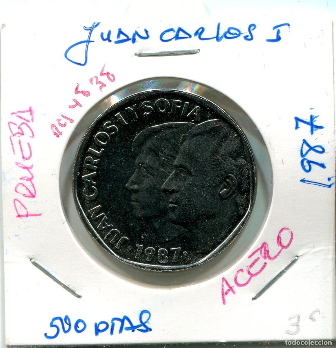 Monedas Juan Carlos I: 500 PESETAS JUAN CARLOS I A&Ntilde;O 1987 ( PRUEBA ) ( MES4838 )