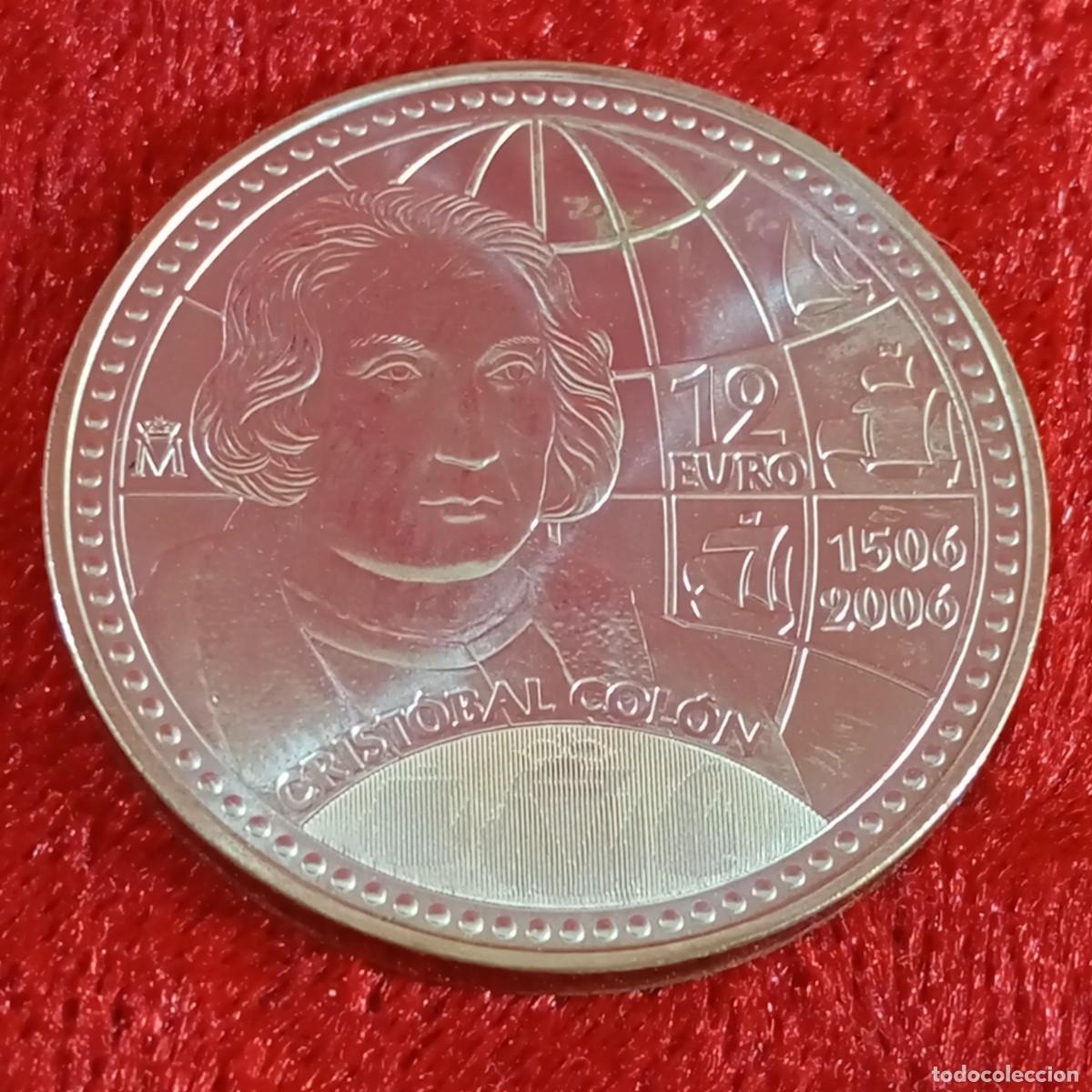 Monedas Juan Carlos I: MONEDA PLATA - CRIST&Oacute;BAL COL&acute;&acute;ON - 1506-2006 - 12 EUROS - 18,07 G - 2006 - SIN CIRCULAR / 14