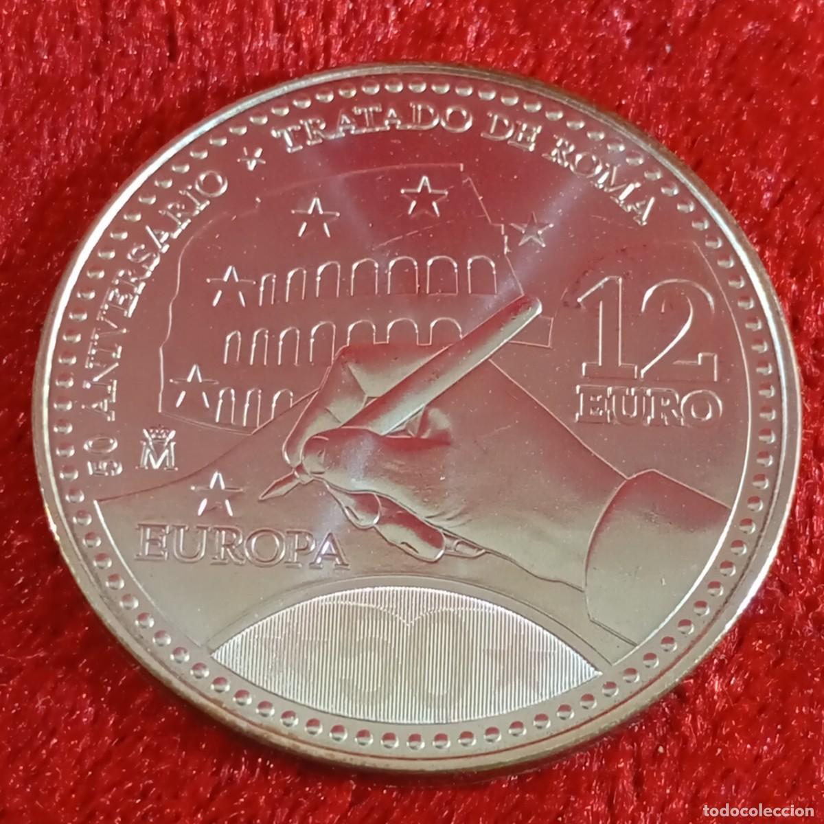 Monedas Juan Carlos I: MONEDA PLATA - 30 ANIVERSARIO DEL TRATADO DE ROMA - EUROPA 2007 - SIN CIRCULAR / 14