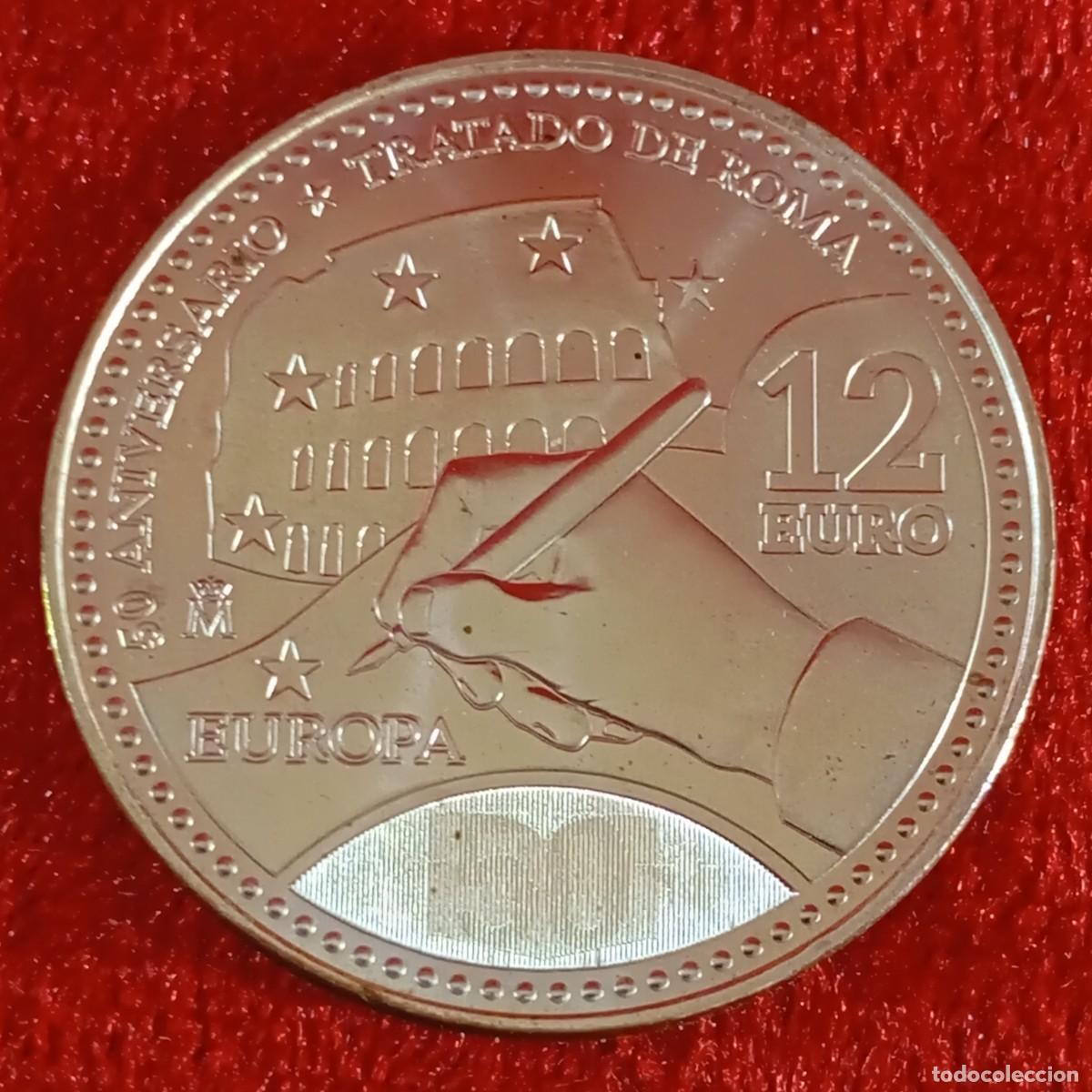 Monedas Juan Carlos I: MONEDA PLATA - 30 ANIVERSARIO DEL TRATADO DE ROMA - EUROPA 2007 - SIN CIRCULAR / 18