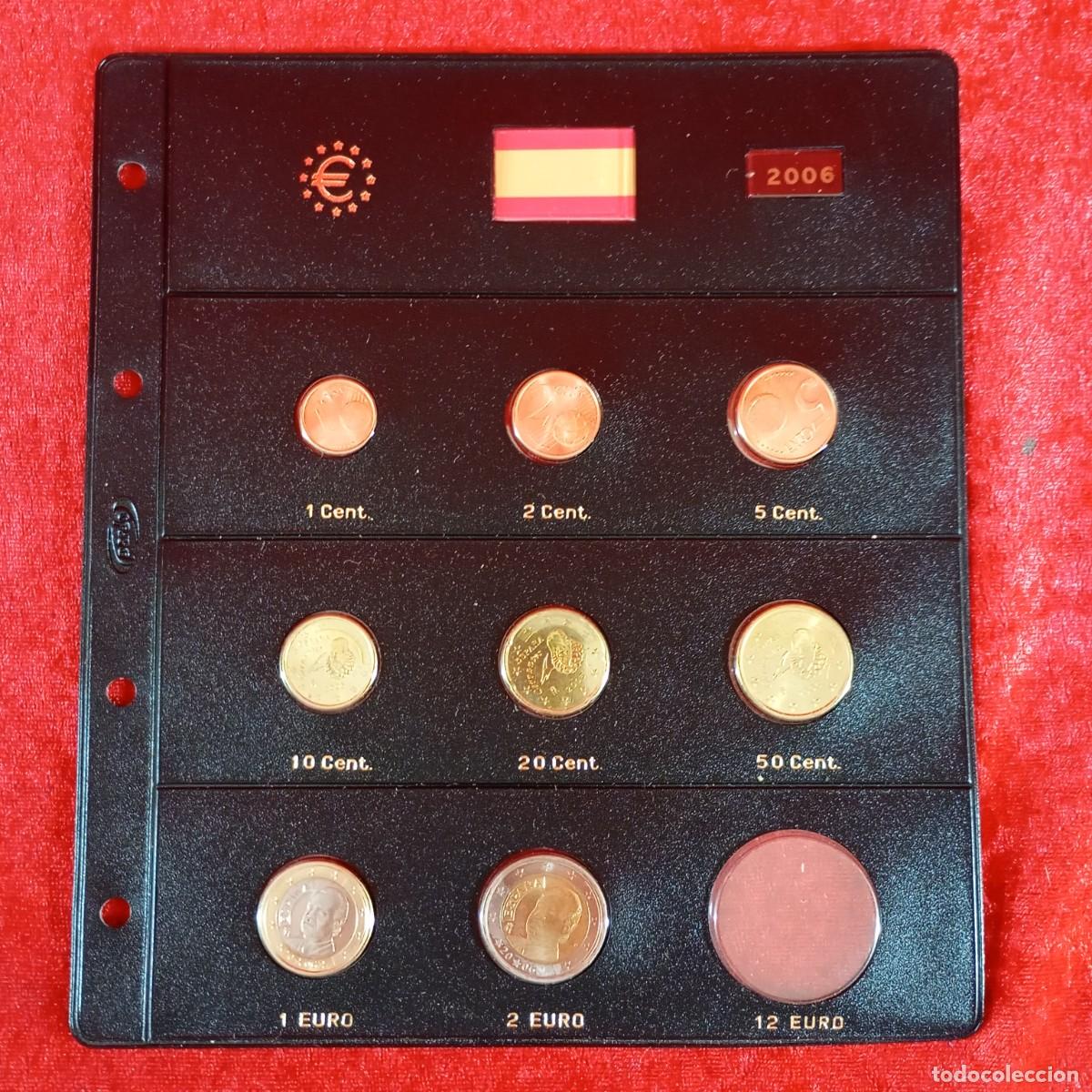 Monedas Juan Carlos I: HOJA MONEDAS ESPA&Ntilde;A - PARDO - EUROS - A&Ntilde;O 2006 - COMPLETA A FALTA DE MONEDA 12 EUROS / 4241