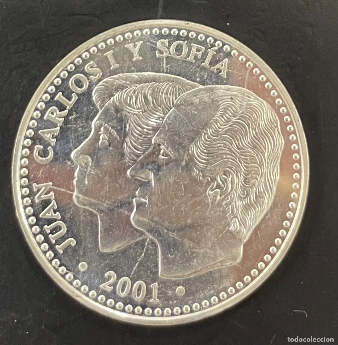 Monedas Juan Carlos I: ESPA&Ntilde;A. A&Ntilde;O 2001. 2000 PTAS PLATA &rdquo;ULTIMA EMISION DE LA PESETA&rdquo;