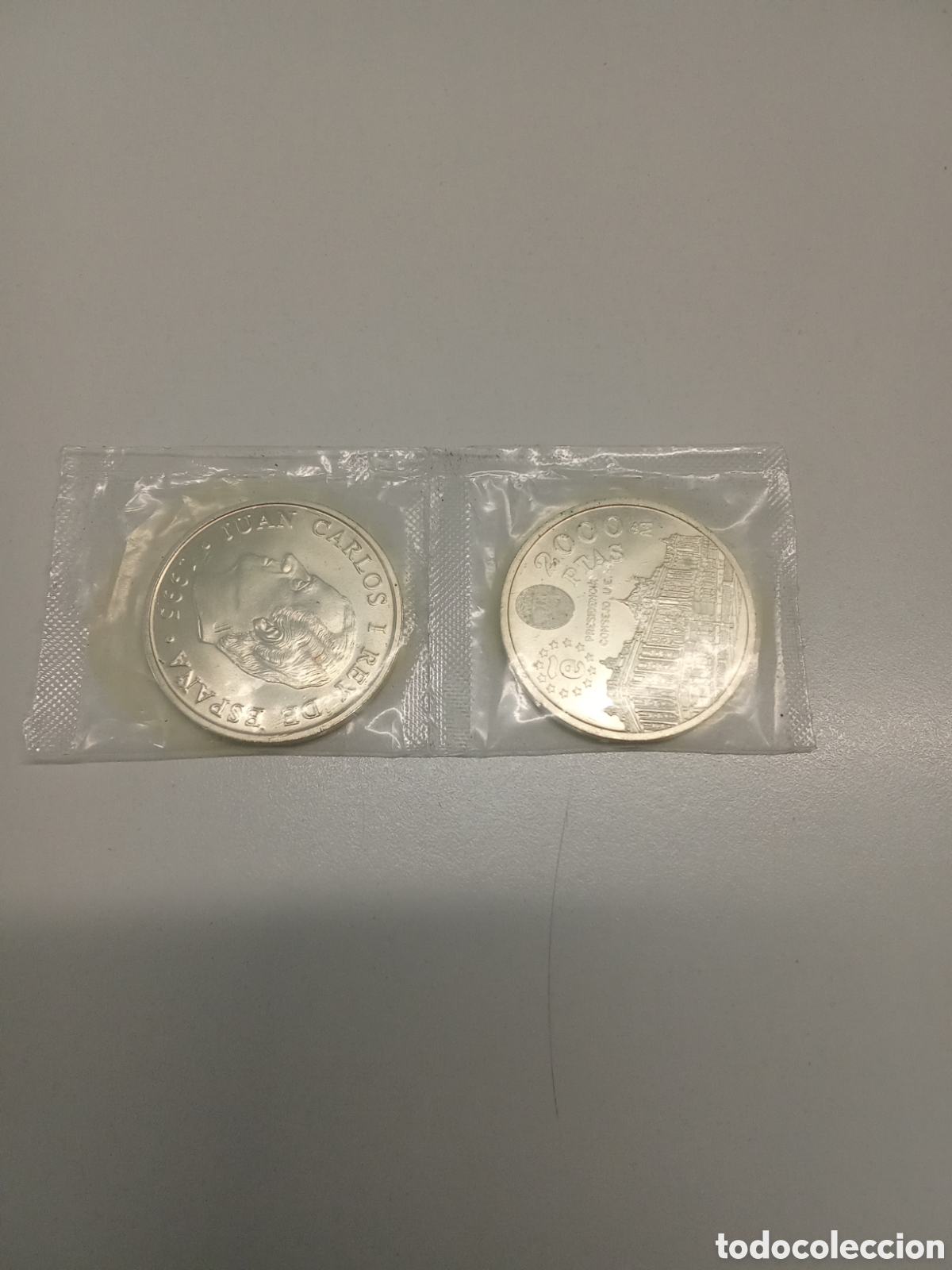 Monedas Juan Carlos I: 2 MONEDAS ESPA&Ntilde;A A&Ntilde;O 1995 2000 PESETAS