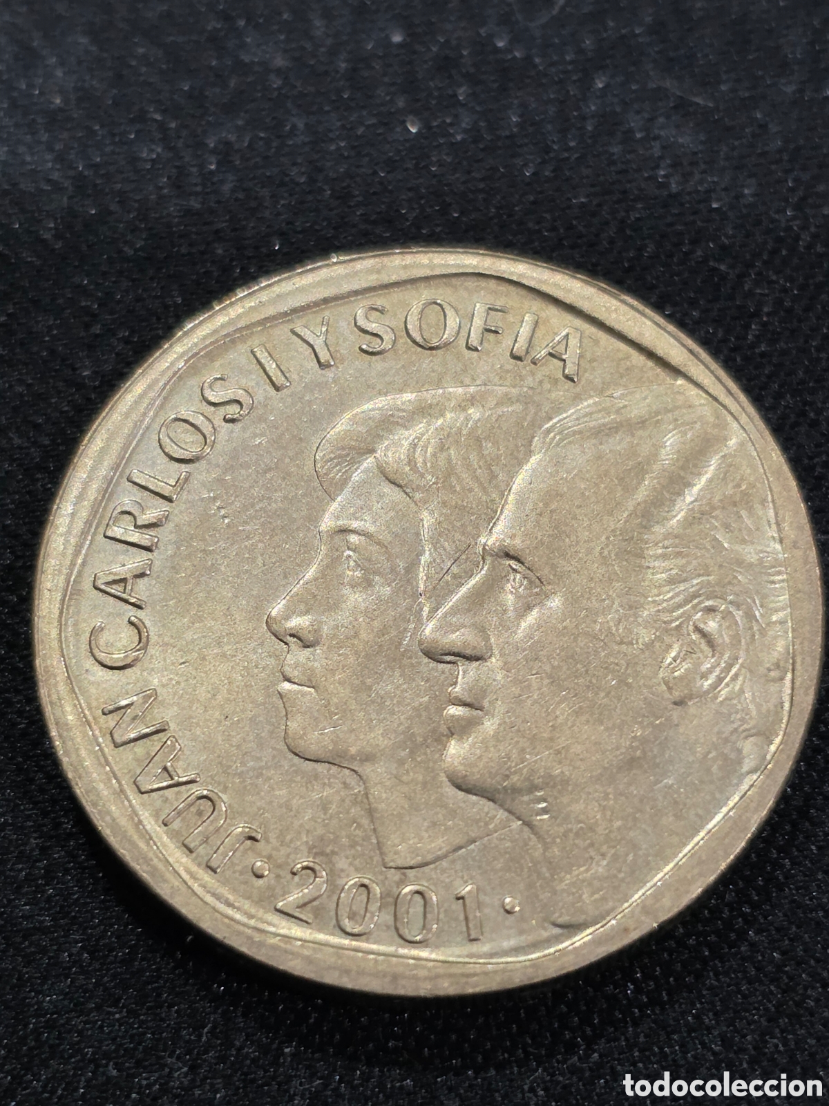 Monedas Juan Carlos I: 500 pesetas 2001 MBC+ Defecto en los bordes. PEDIDO M&Iacute;NIMO 5&euro;