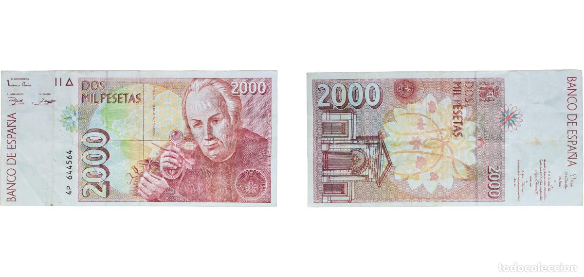 Monedas Juan Carlos I: Spain Kingdom 1992 2000 Pesetas (Bank of Spain) Paper XF P 162