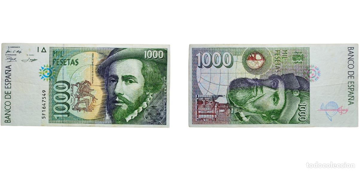 Monedas Juan Carlos I: Spain Kingdom 1992 1000 Pesetas Paper XF P 163(1)