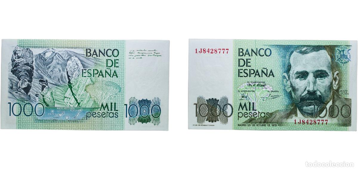 Monedas Juan Carlos I: Spain Kingdom 1979 1000 Pesetas Paper (1575000000) UNC P 158a.3