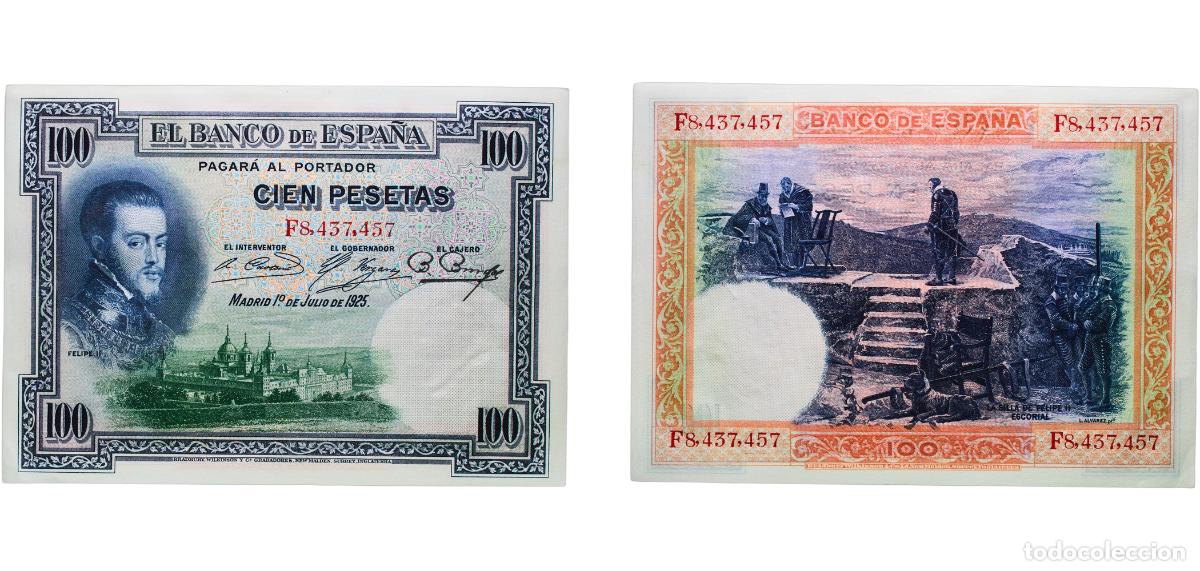 Monedas Juan Carlos I: Spain Kingdom 1925 100 Pesetas Paper AU P 69c