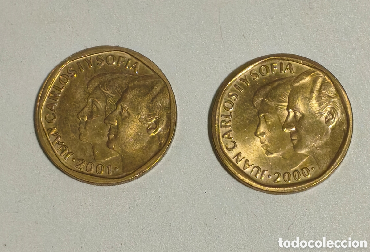 Monedas Juan Carlos I: 2 MONEDAS 500 PESETAS 2000 Y 2001