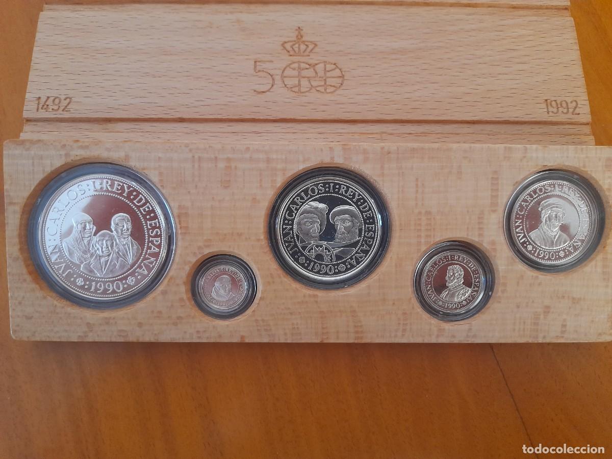 Monedas Juan Carlos I: Monedas Conmemorativas V Centenario