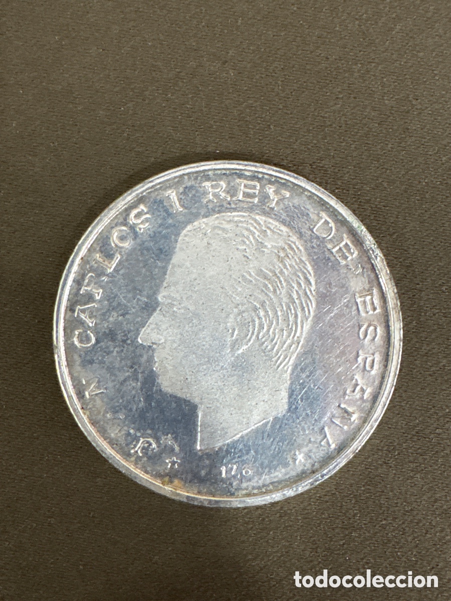 Monedas Juan Carlos I: Antigua moneda de plata,JUAN CARLOS I,REY DE ESPA&Ntilde;A,EMISI&Oacute;N LIMITADA 1978*NUMERO 176*